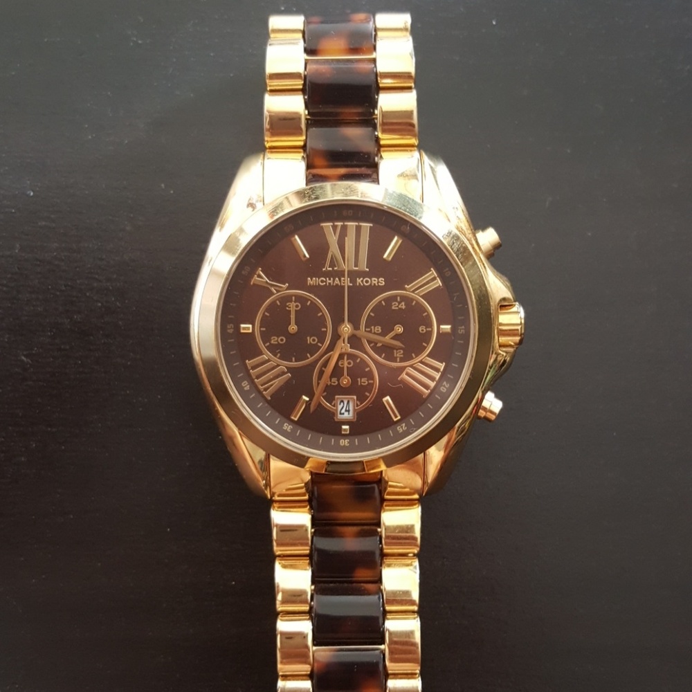 Michael Kors Gold & Turquoise Watch